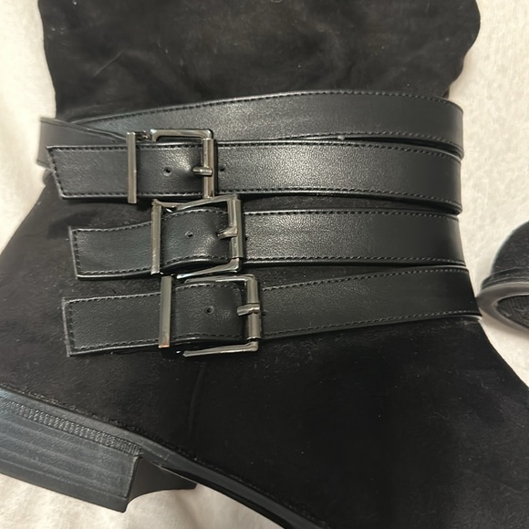 EUC Comfort View Extra Wide Calf Black Boot - Picture 3 of 10